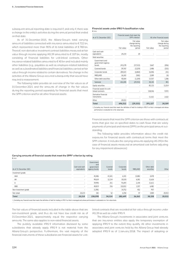 Non-financial Statement - Page 136