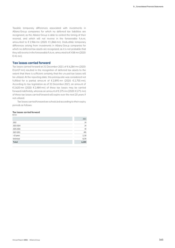 Non-financial Statement - Page 167